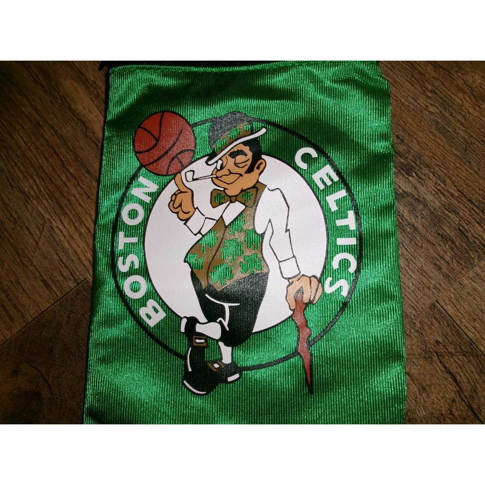 BOSTON CELTICS   6X8 BAG PURSE VINTAGE ZIPPER T1
